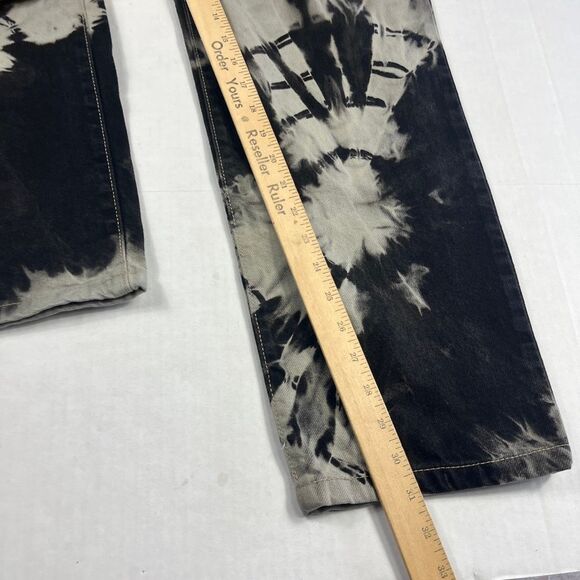 Tommy Hilfiger Womens Straight Leg Jeans Tie Dye Streetwear Grunge 90s Y2K 12 - Picture 5 of 12